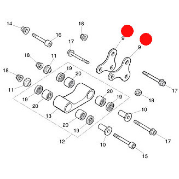 Triangolatura Leveraggio MONTESA 2001-2018 Triangolatura Leveraggio MONTESA 2001-2018